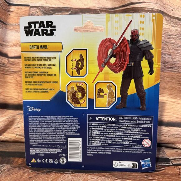 Star Wars Darth Maul 4" Epic Hero Action Figure Hasbro Disney NIP Sealed Armor - Picture 4 of 8